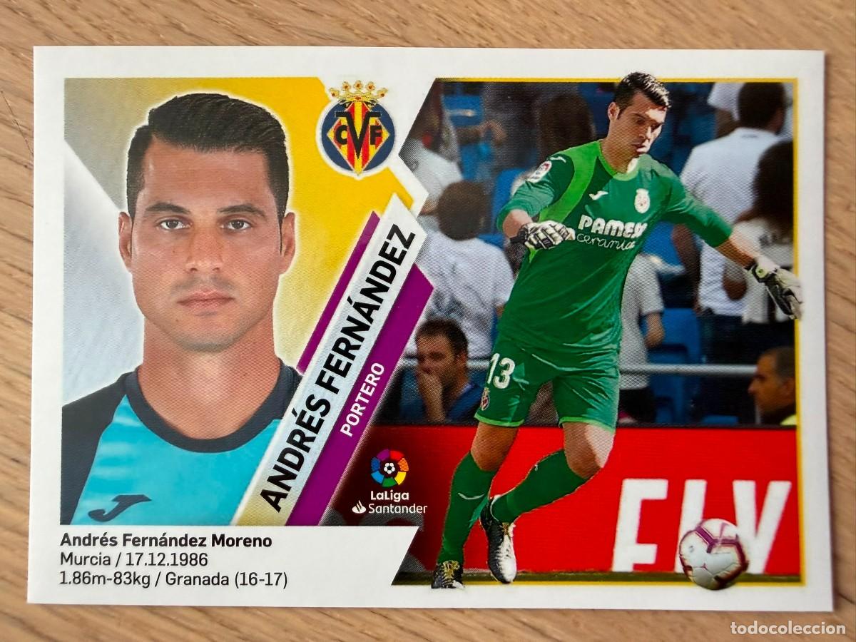 Figurine di Calcio: 2 ANDRES FERNANDEZ VILLARREAL 19 20 2019 2020 LIGA SANTANDER COLECCIONES ESTE SIN PEGAR STICKER