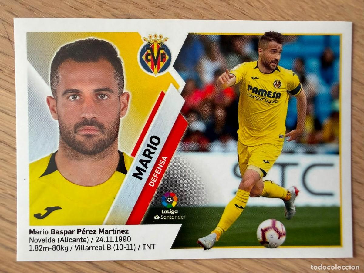 Figurine di Calcio: 3 MARIO GASPAR VILLARREAL 19 20 2019 2020 LIGA SANTANDER COLECCIONES ESTE SIN PEGAR STICKER