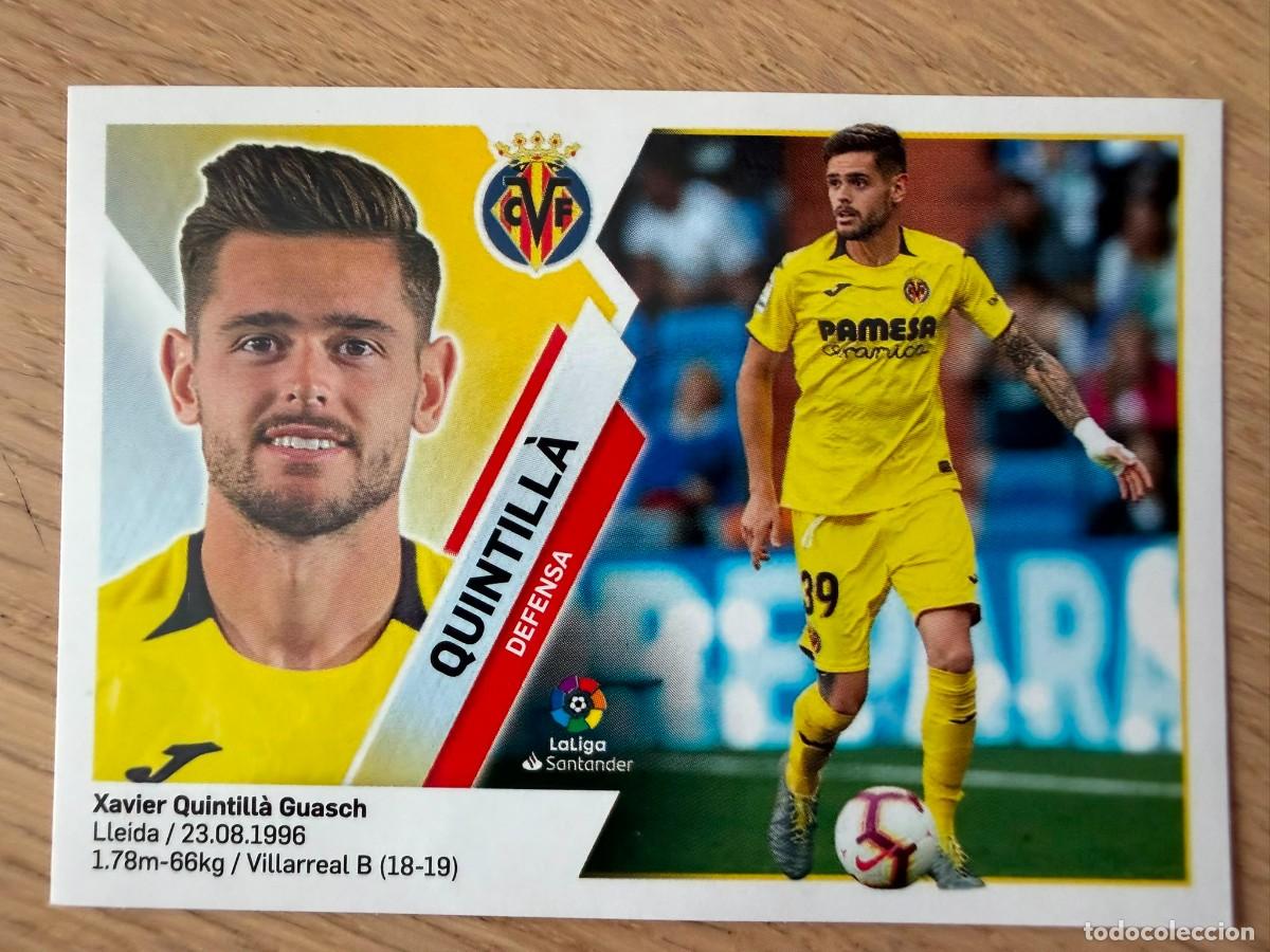 Figurine di Calcio: 7B 7 B QUINTILLA VILLARREAL 19 20 2019 2020 LIGA SANTANDER COLECCIONES ESTE SIN PEGAR STICKER