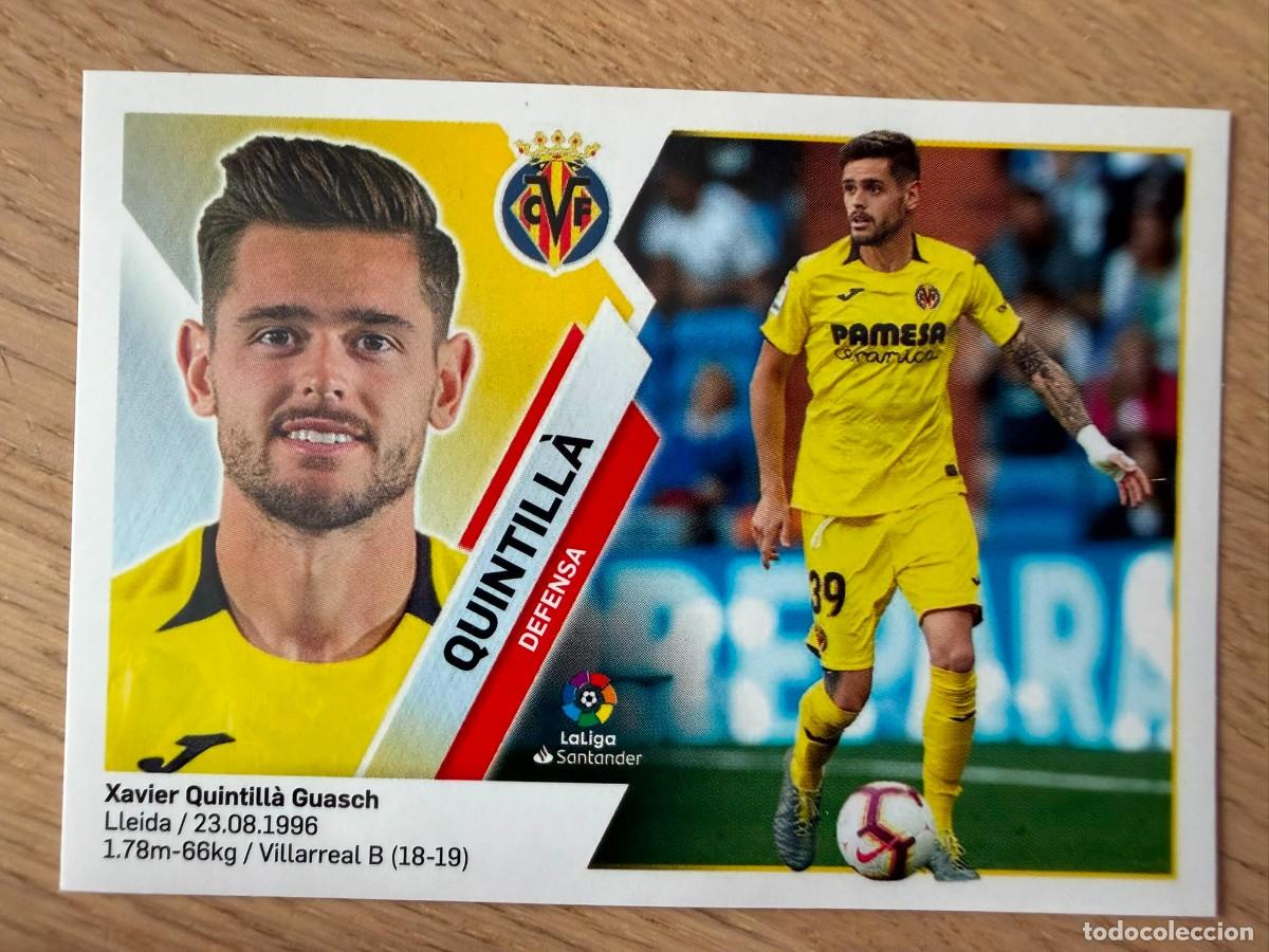 Cromos de f&uacute;tbol: 7B 7 B QUINTILLA VILLARREAL 19 20 2019 2020 LIGA SANTANDER COLECCIONES ESTE SIN PEGAR STICKER