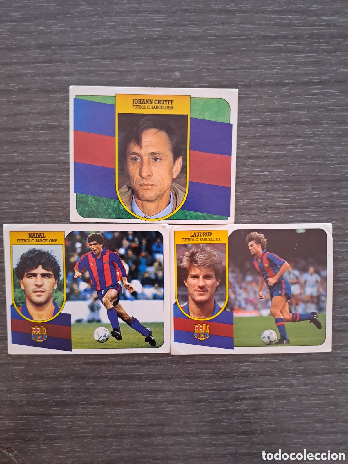 Cromos de f&uacute;tbol: LOTE FC BARCELONA &mdash; LIGA ESTE 91-92 &mdash; SIN PEGAR TODOS LOS CROMOS SON SIN PEGAR. Lote especial de