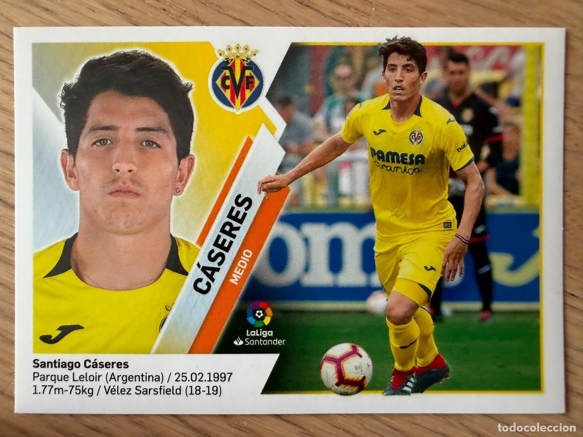 Cromos de f&uacute;tbol: 11A 11 A CASERES VILLARREAL 19 20 2019 2020 LIGA SANTANDER COLECCIONES ESTE SIN PEGAR STICKER