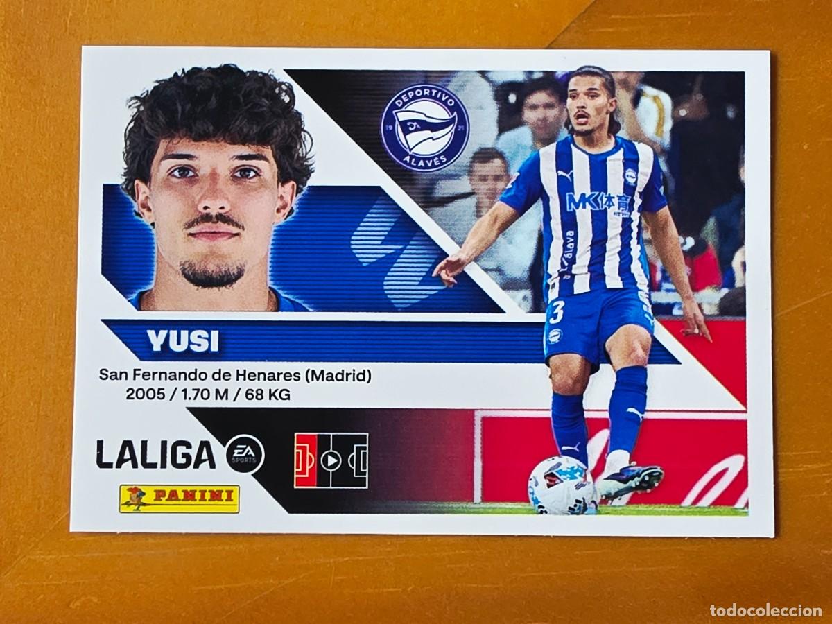 Cromos de f&uacute;tbol: 9 Yusi, Deportivo Alav&eacute;s, Panini Ediciones Liga Este 2026 2027 26 27 sin pegar