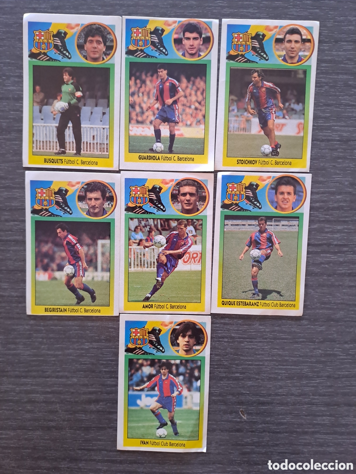 Cromos de f&uacute;tbol: LOTE FC BARCELONA &mdash; LIGA ESTE 93-94 &mdash; SIN PEGAR TODOS LOS CROMOS SON SIN PEGAR Y SON ADHESIVOS