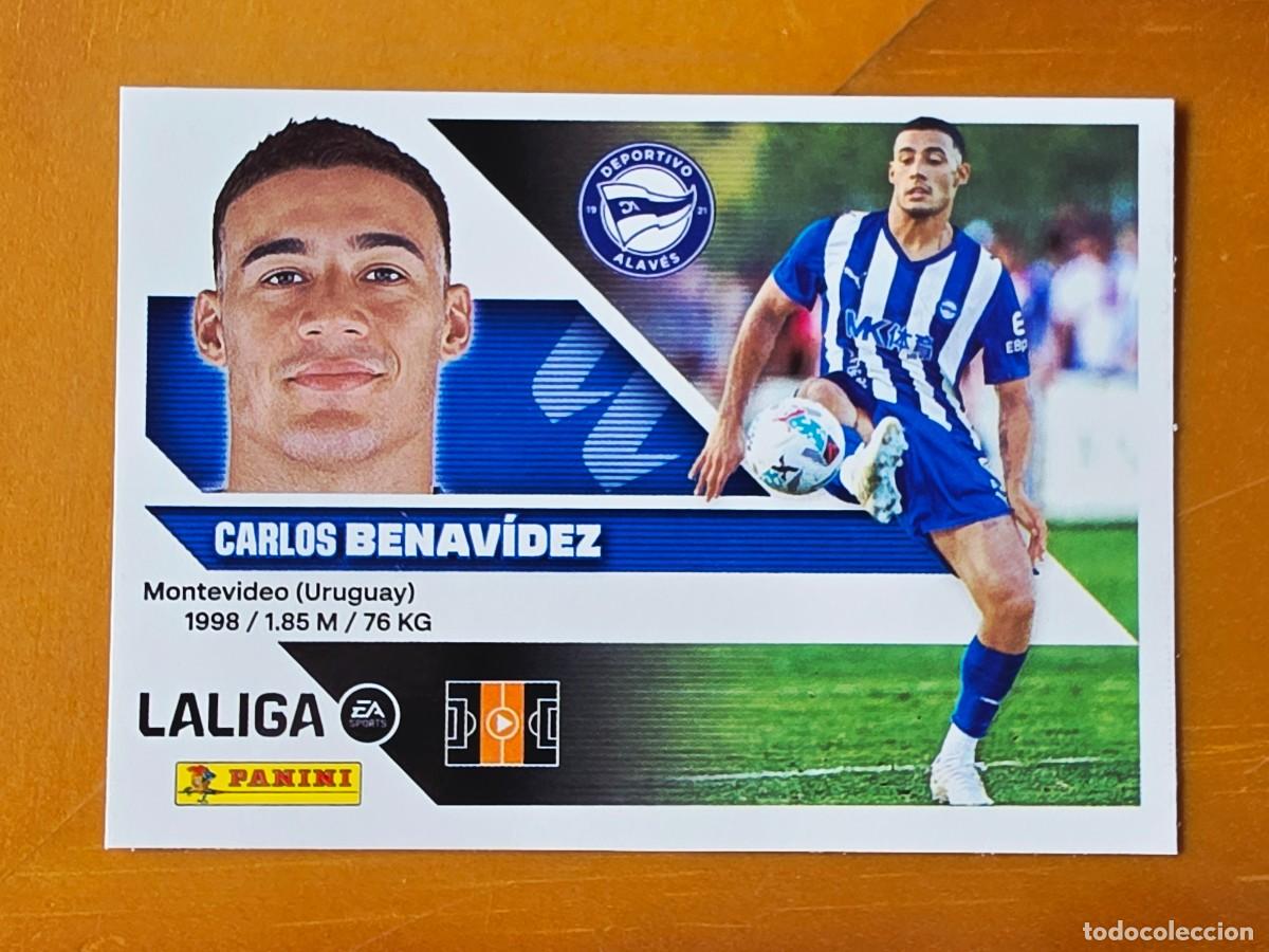 Cromos de f&uacute;tbol: 11 Carlos Benav&iacute;dez, Deportivo Alav&eacute;s, Panini Ediciones Liga Este 2026 2027 26 27 sin pegar