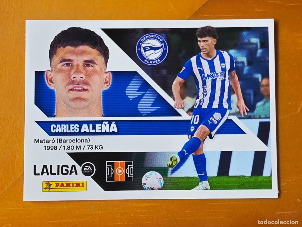 Cromos de f&uacute;tbol: 14 Carles Ale&ntilde;&aacute;, Deportivo Alav&eacute;s, Panini Ediciones Liga Este 2026 2027 26 27 sin pegar