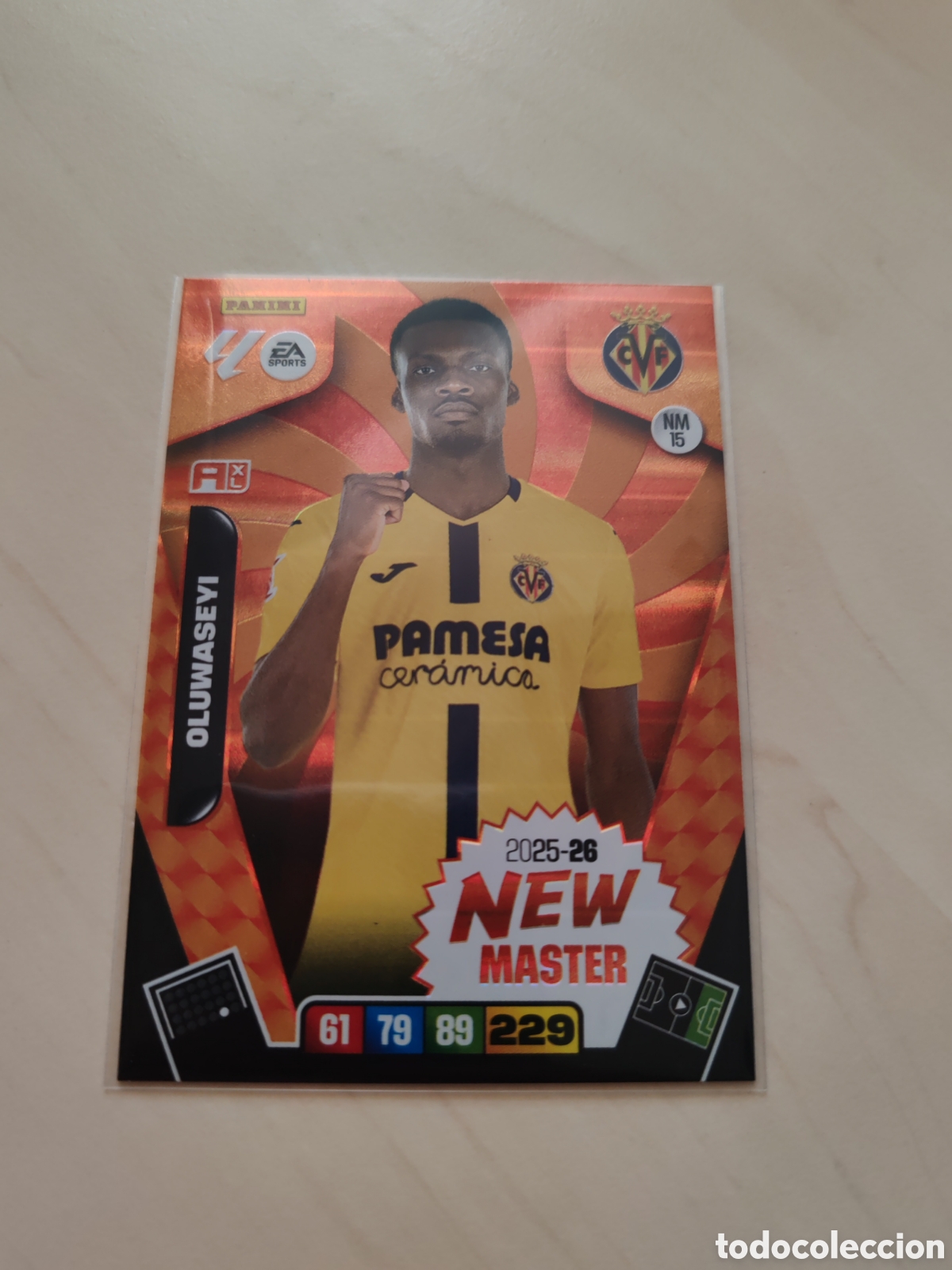 Cromos de f&uacute;tbol: Cromo ADRENALYN XL 2025 - 26 / 25 - 26 - NEW MASTER 15 OLUWASEYI - VILLARREAL. Nuevo