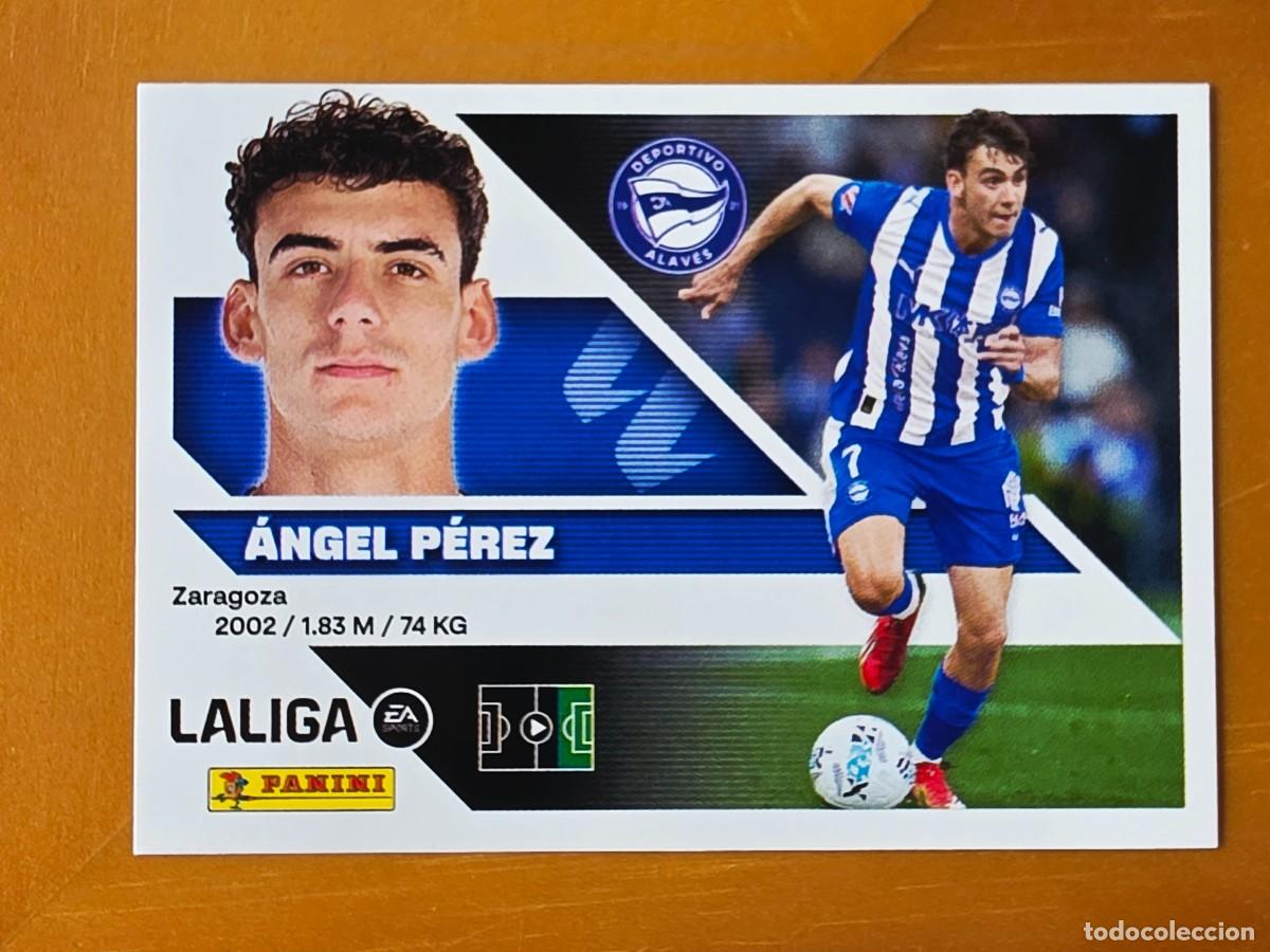Cromos de f&uacute;tbol: 17 &Aacute;ngel P&eacute;rez, Deportivo Alav&eacute;s, Panini Ediciones Liga Este 2026 2027 26 27 sin pegar