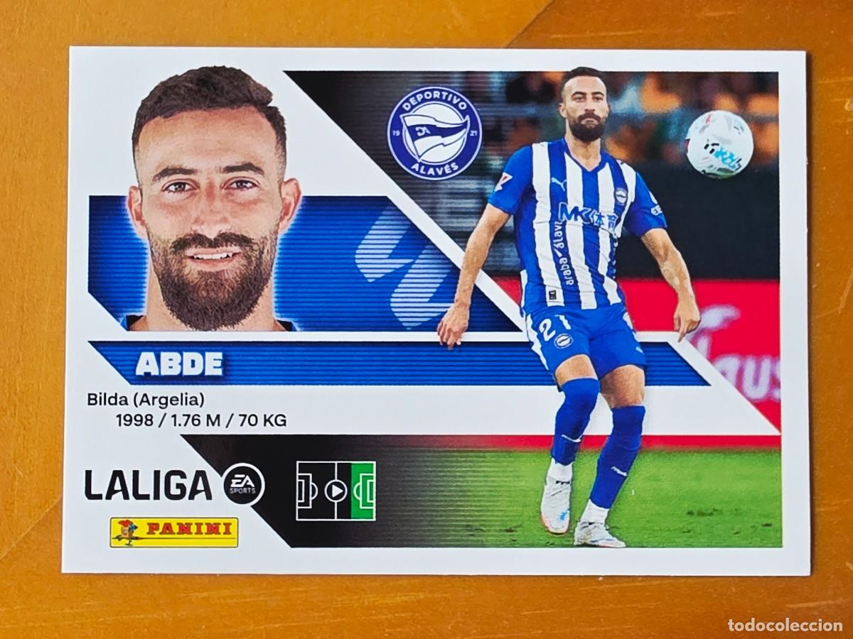Cromos de f&uacute;tbol: 18A Abde, Deportivo Alav&eacute;s, Panini Ediciones Liga Este 2026 2027 26 27 sin pegar