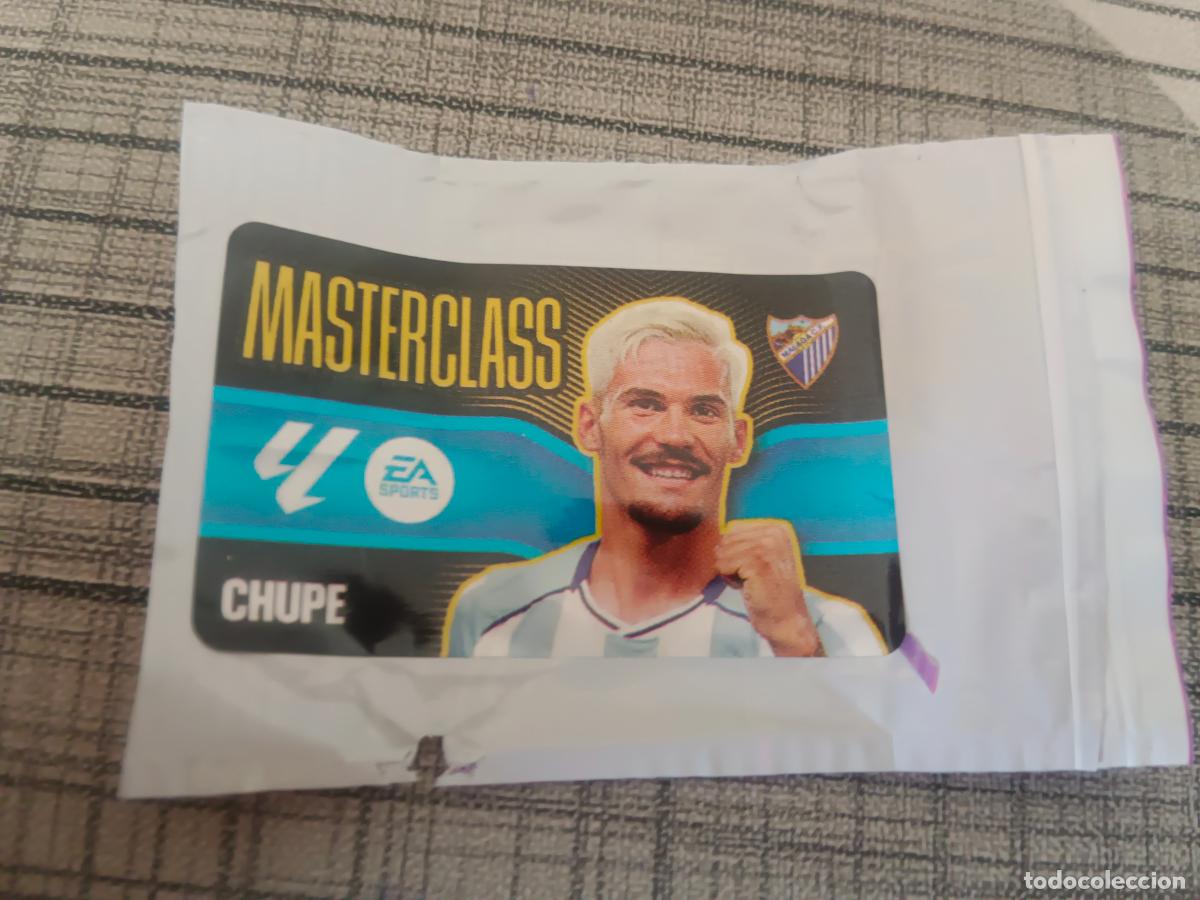 Cromos de f&uacute;tbol: TEMPORADA 2026 2027 26 27 CHICLE MASTERCLASS CHUPE MALAGA ESTE