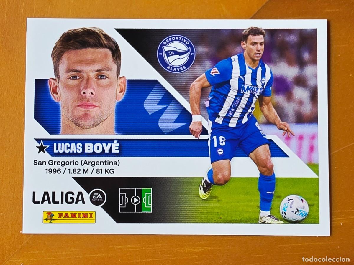Cromos de f&uacute;tbol: 20 Lucas Boy&eacute;, Deportivo Alav&eacute;s, Panini Ediciones Liga Este 2026 2027 26 27 sin pegar