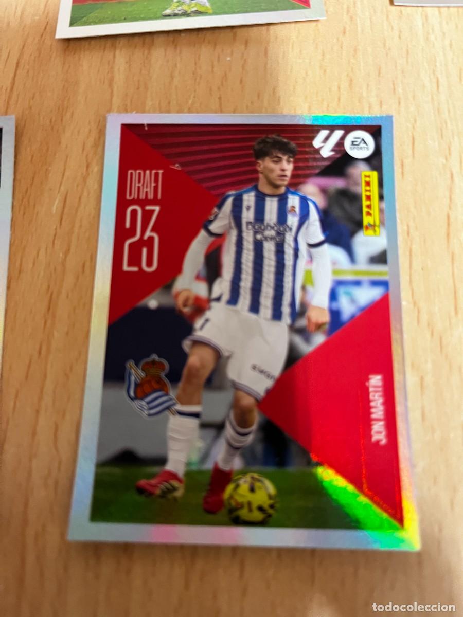 Cromos de f&uacute;tbol: LIGA ESTE 2026 2027 26 27 PANINI N&ordm; 13 JON MARTIN REAL SOCIEDAD DRAFT 23