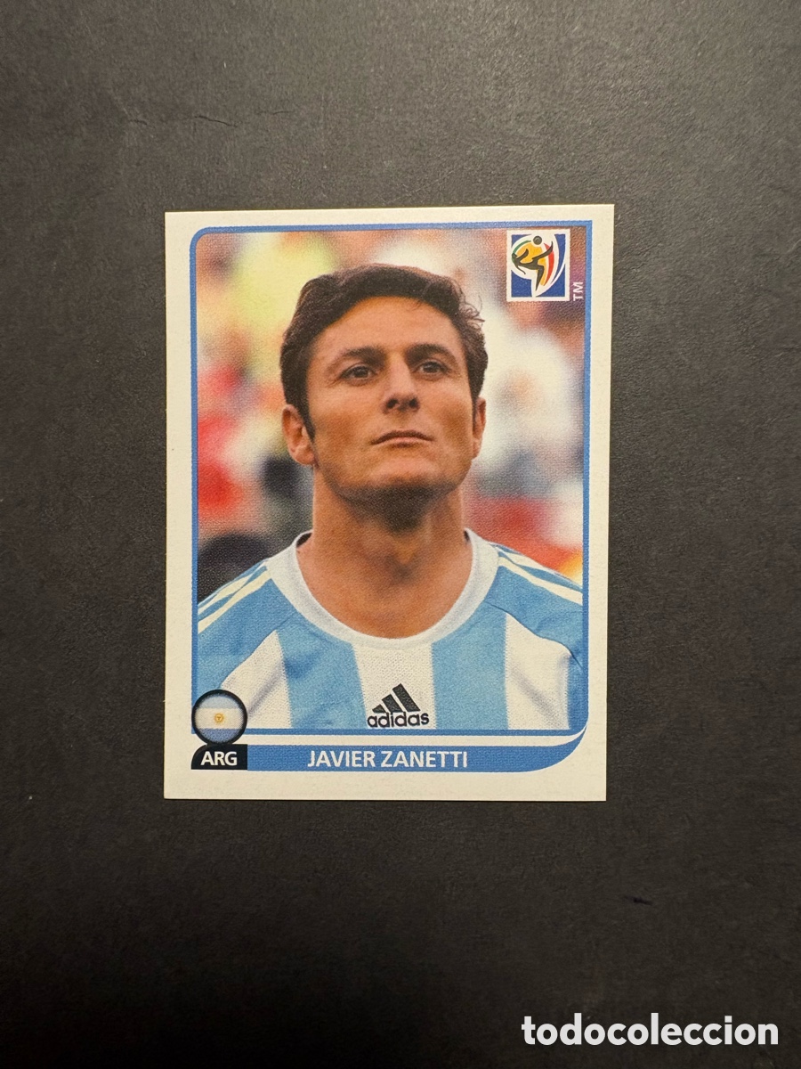 Cromos de f&uacute;tbol: MUNDIAL 2010 SOUTH AFRICA SUDAFRICA CROMO PANINI FUTBOL N 113 ARGENTINA JAVIER ZANETTI NUNCA PEGADO