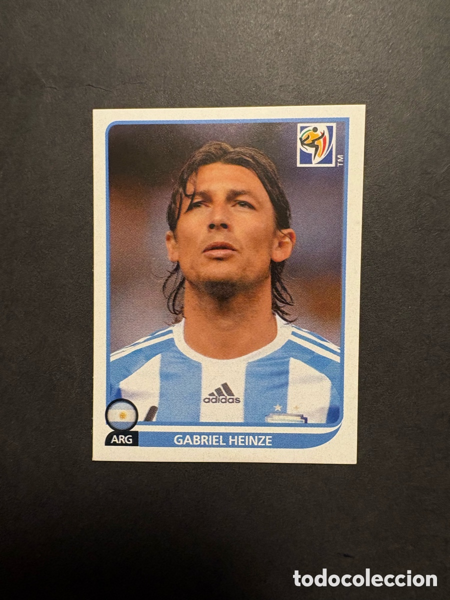 Cromos de f&uacute;tbol: MUNDIAL 2010 SOUTH AFRICA SUDAFRICA CROMO PANINI FUTBOL N 110 ARGENTINA GABRIEL HEINZE NUNCA PEGADO