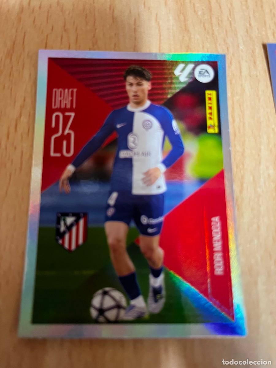 Cromos de f&uacute;tbol: LIGA ESTE 2026 2027 26 27 PANINI N&ordm; 21 RODRI MENDOZA ATLETICO MADRID DRAFT 23