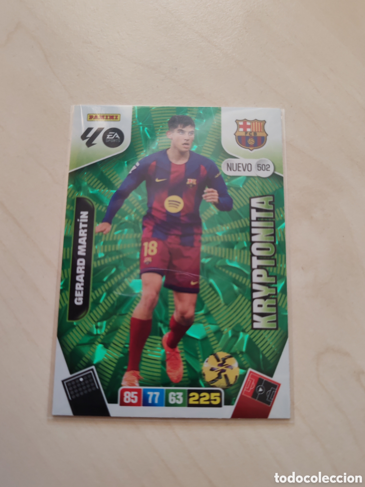 Cromos de f&uacute;tbol: Cromo Adrenalyn Gerard Mart&iacute;n Kryptonita 2025-2026