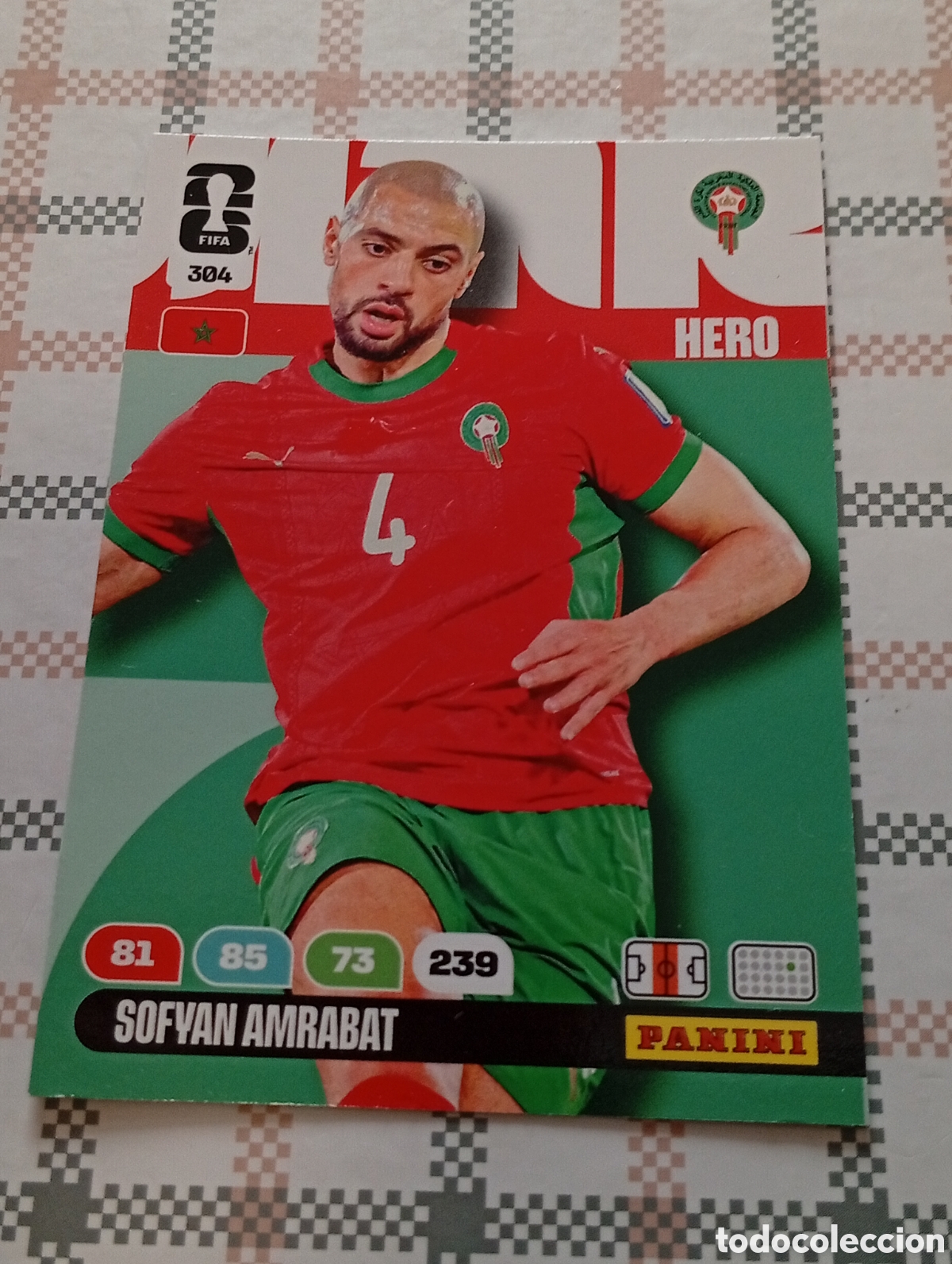 Cromos de f&uacute;tbol: 304 AMRABAT MARRUECOS FIFA WORLD CUP MUNDIAL 2026