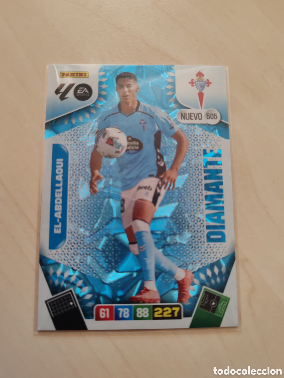Cromos de f&uacute;tbol: Cromo Adrenalyn El Abdellaoui diamante 2025 2026