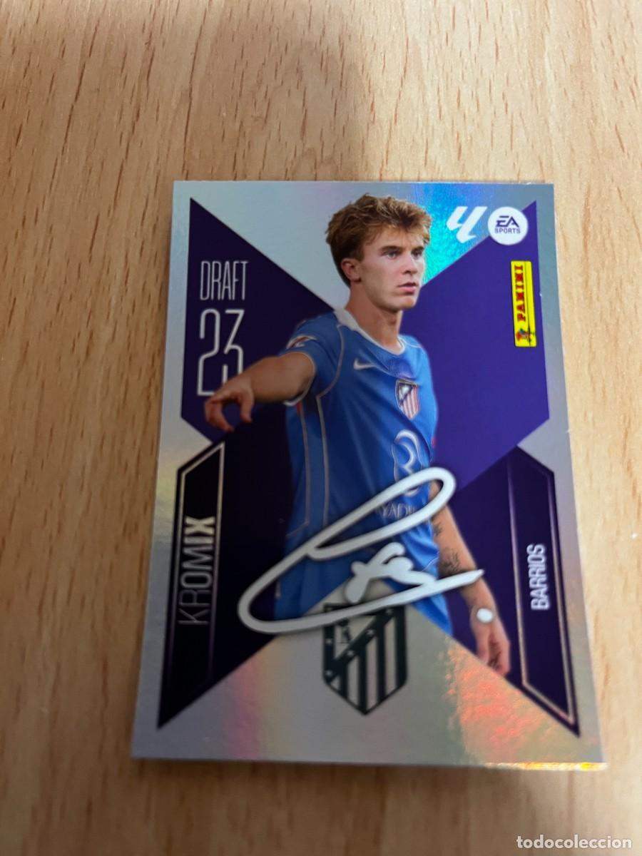 Cromos de f&uacute;tbol: LIGA ESTE 2026 2027 26 27 PANINI N&ordm; K3 BARRIOS ATLETICO MADRID DRAFT 23 KROMIX