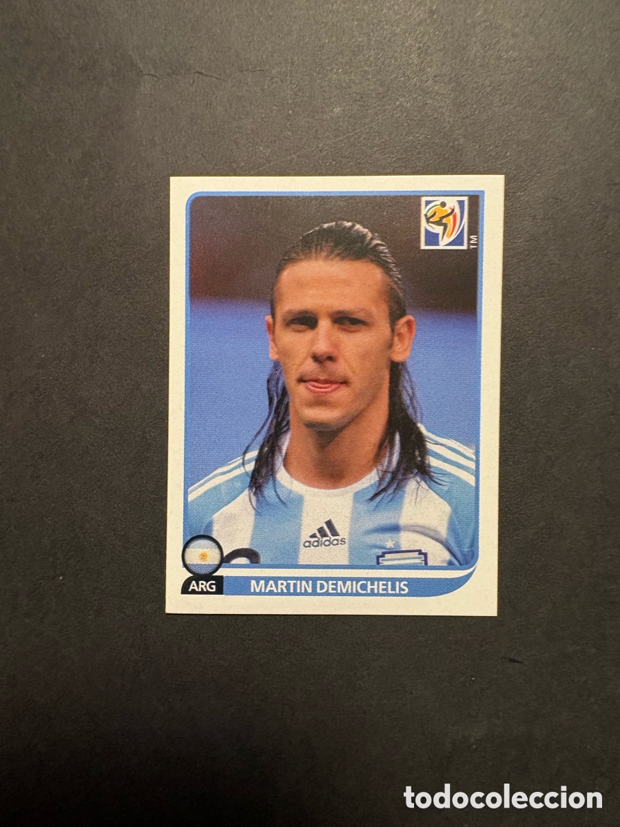 Cromos de f&uacute;tbol: CROMO FUTBOL MUNDIAL 2010 PANINI 109.DEMICHELIS-ARGENTINA-NUNCA PEGADO
