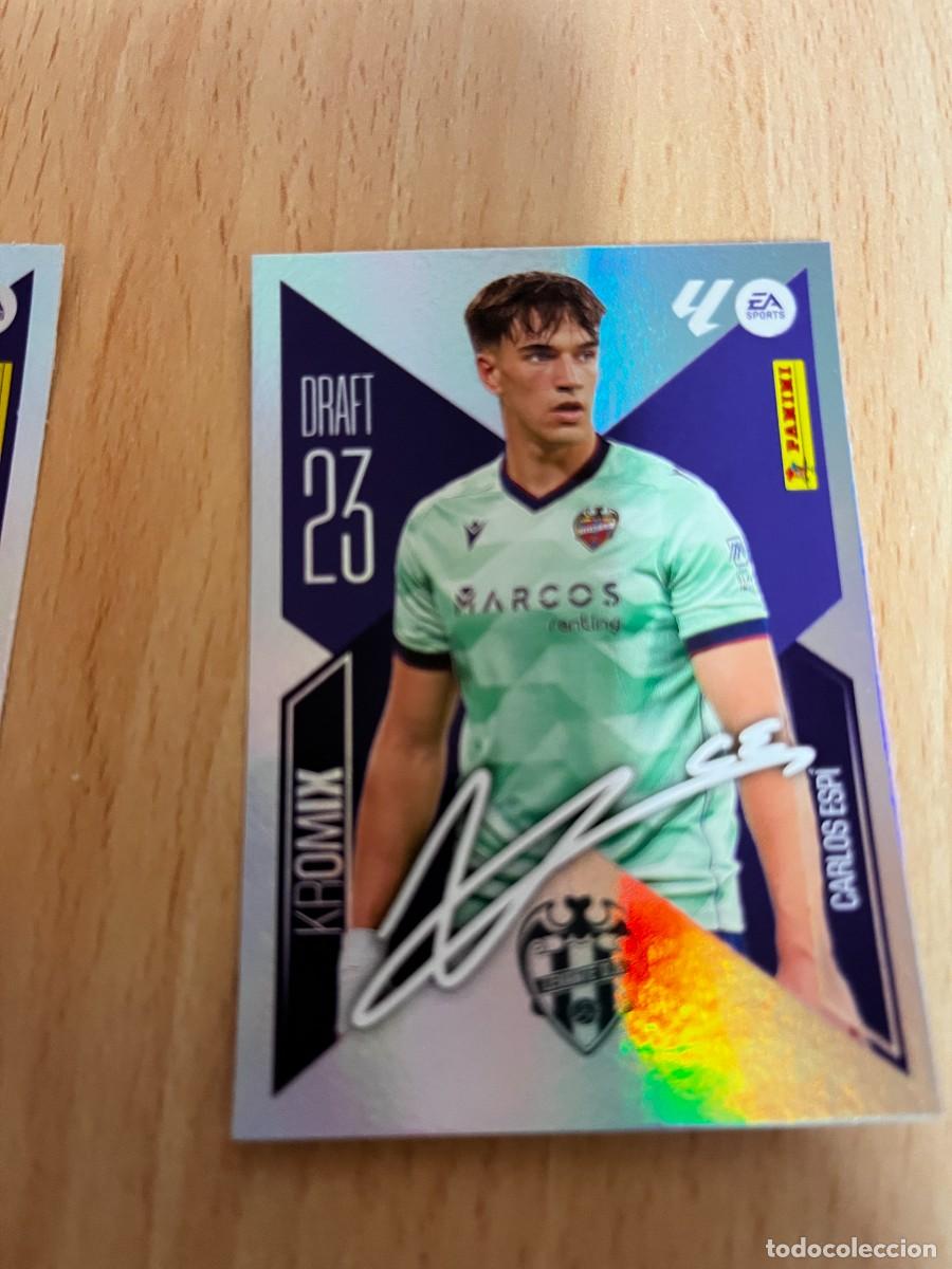Cromos de f&uacute;tbol: LIGA ESTE 2026 2027 26 27 PANINI N&ordm; K4 CARLOS ESP&Iacute; LEVANTE DRAFT 23 KROMIX