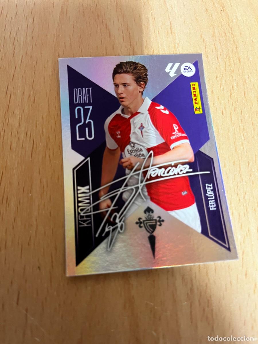Cromos de f&uacute;tbol: LIGA ESTE 2026 2027 26 27 PANINI N&ordm; K7 FER LOPEZ CELTA DRAFT 23 KROMIX