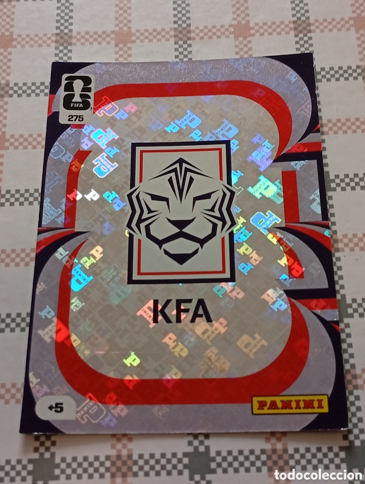 Cromos de f&uacute;tbol: N&ordm; 275 ESCUDO COREA KOREA DEL SUR FIFA WORLD CUP 2026 26 ADRENALYN XL