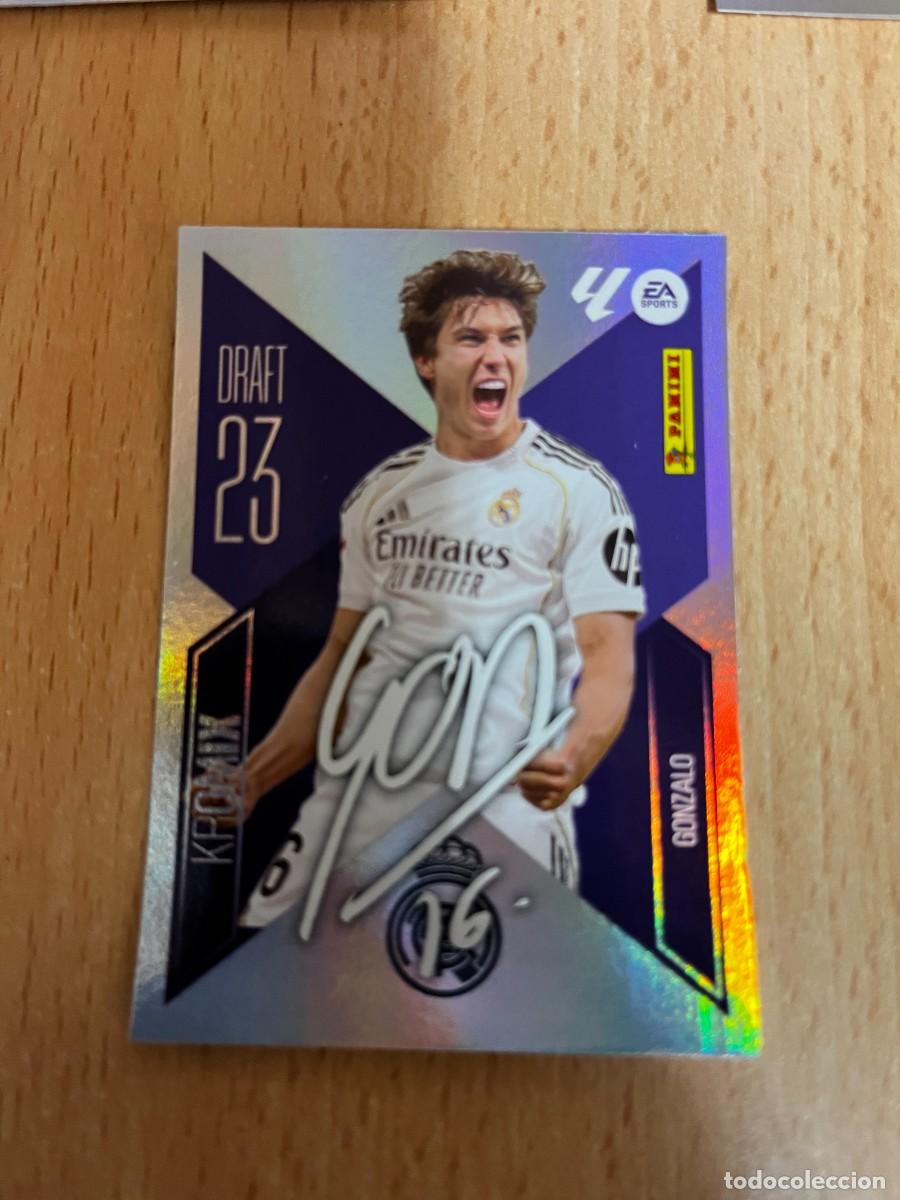 Cromos de f&uacute;tbol: LIGA ESTE 2026 2027 26 27 PANINI N&ordm; K9 GONZALO REAL MADRID DRAFT 23 KROMIX