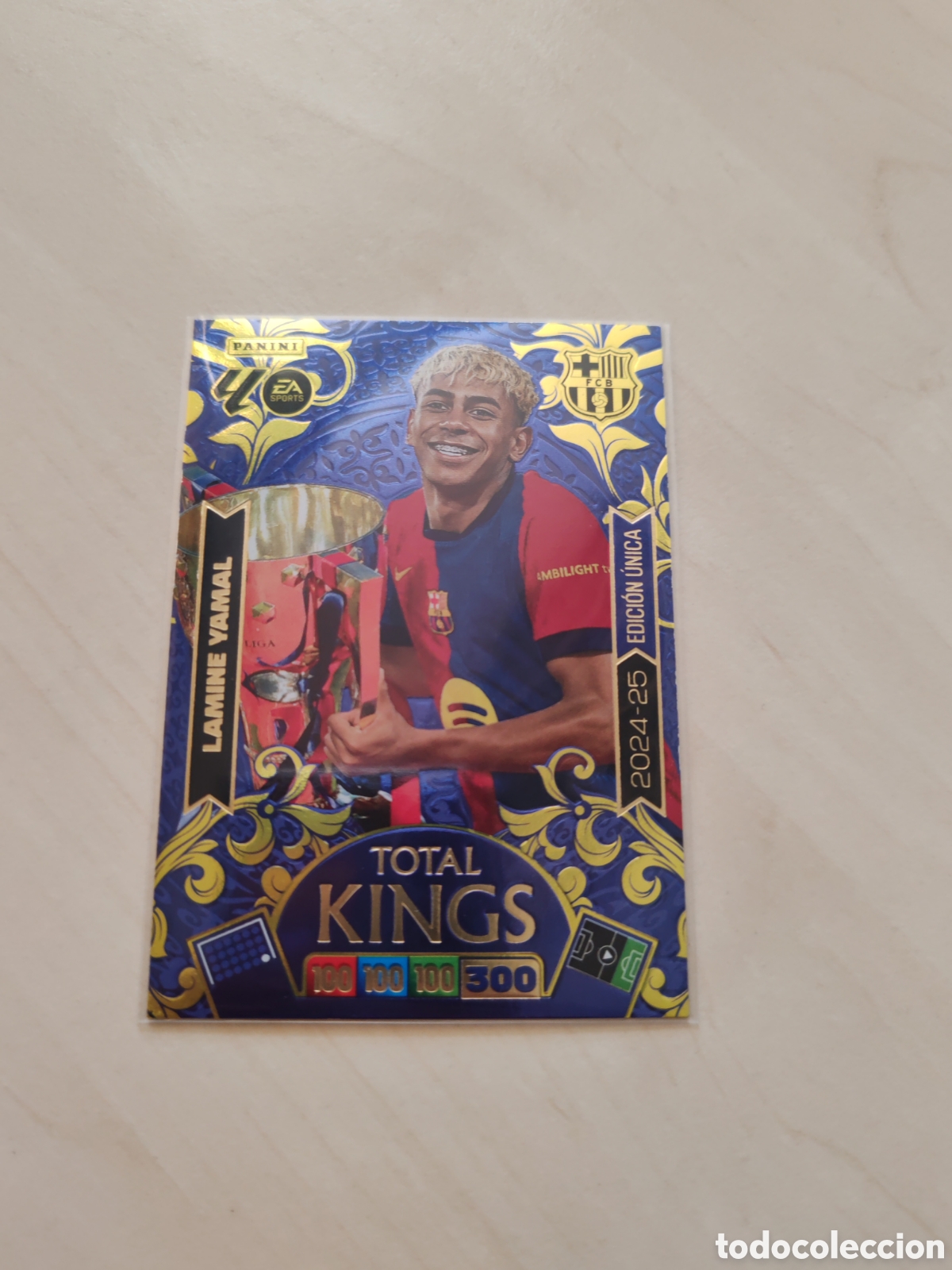 Cromos de f&uacute;tbol: Cromo Total Kings Lamine Yamal Dreambox Adrenalyn 25/26