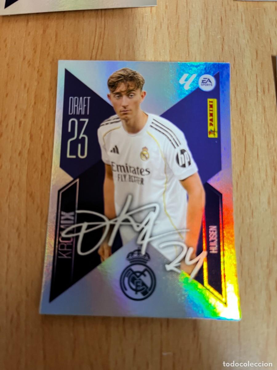 Cromos de f&uacute;tbol: LIGA ESTE 2026 2027 26 27 PANINI N&ordm; K10 HUIJSEN REAL MADRID DRAFT 23 KROMIX