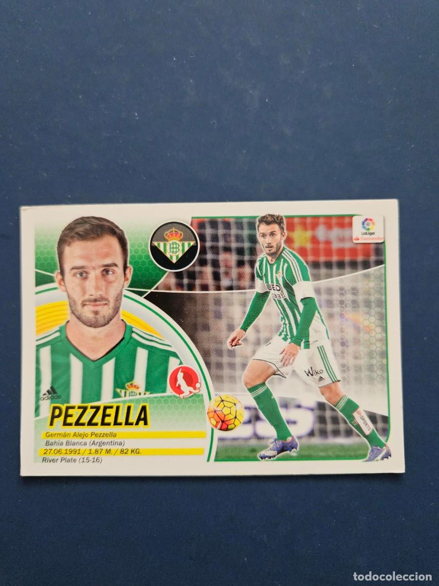 Cromos de f&uacute;tbol: N&ordm; 4A PEZZELLA BETIS LOGO NUEVO LIGA ESTE 16 17 2016 2017 SIN PEGAR NUNCA PEGADO