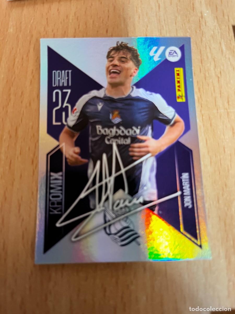 Cartes &agrave; collectionner de Football: LIGA ESTE 2026 2027 26 27 PANINI N&ordm; K13 JON MART&Iacute;N REAL SOCIEDAD DRAFT 23 KROMIX