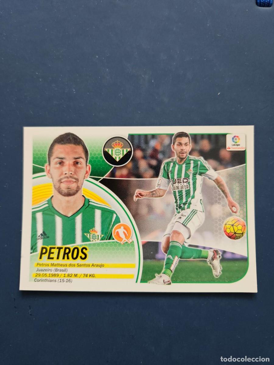 Cartes &agrave; collectionner de Football: N&ordm; 9 PETROS BETIS LOGO NUEVO LIGA ESTE 16 17 2016 2017 SIN PEGAR NUNCA PEGADO