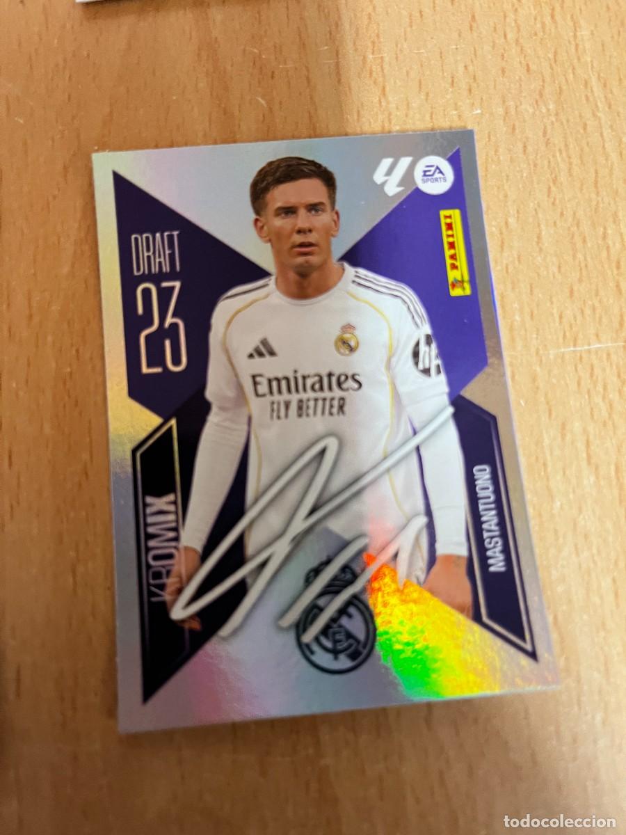 Cartes &agrave; collectionner de Football: LIGA ESTE 2026 2027 26 27 PANINI N&ordm; K16 MASTANTUONO REAL MADRID DRAFT 23 KROMIX