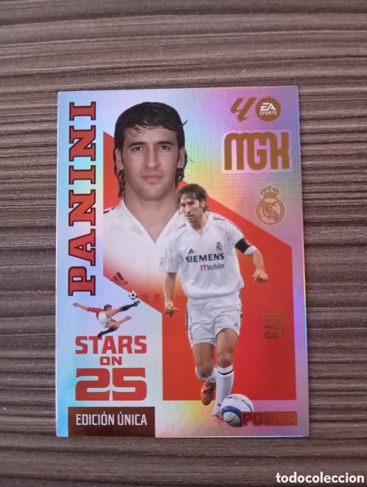 Cartes &agrave; collectionner de Football: 426P RAUL STARS ON 25 POWER EDICI&Oacute;N LIMITADA PANINI MEGACRACKS 26 27