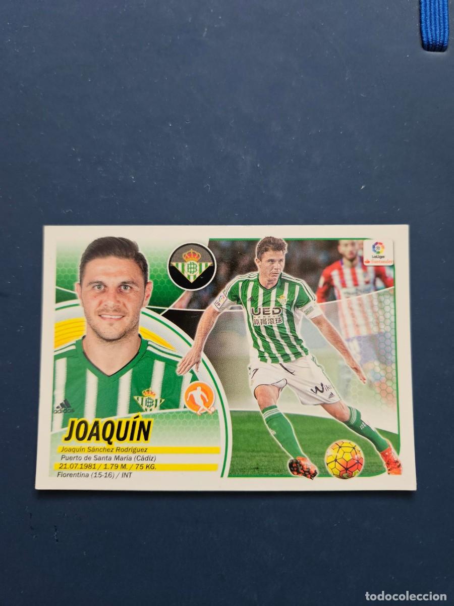 Cromos de f&uacute;tbol: N&ordm; 11 JOAQUIN BETIS LOGO NUEVO LIGA ESTE 16 17 2016 2017 SIN PEGAR NUNCA PEGADO