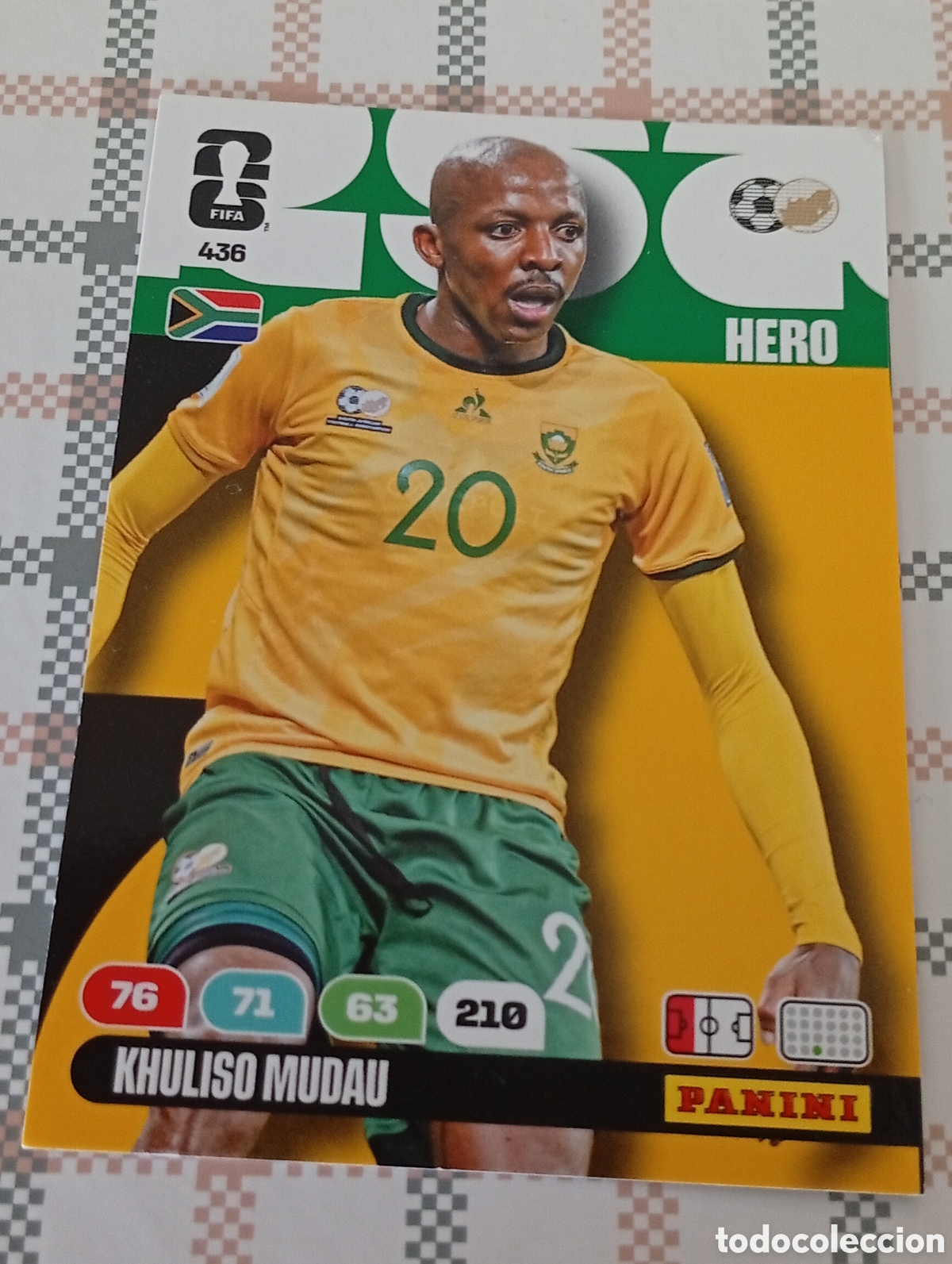 Fu&szlig;ball-Sticker: 436 KHULISO MUDAU SUDAFRICA ADRENALYN XL MUNDIAL 2026