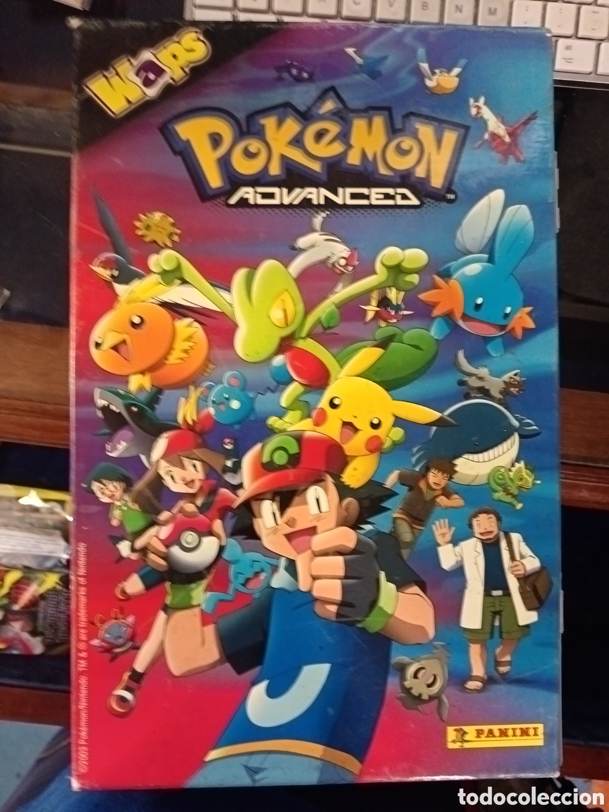 Fu&szlig;ball-Sticker: album archivador VACIO pokemon waps panini