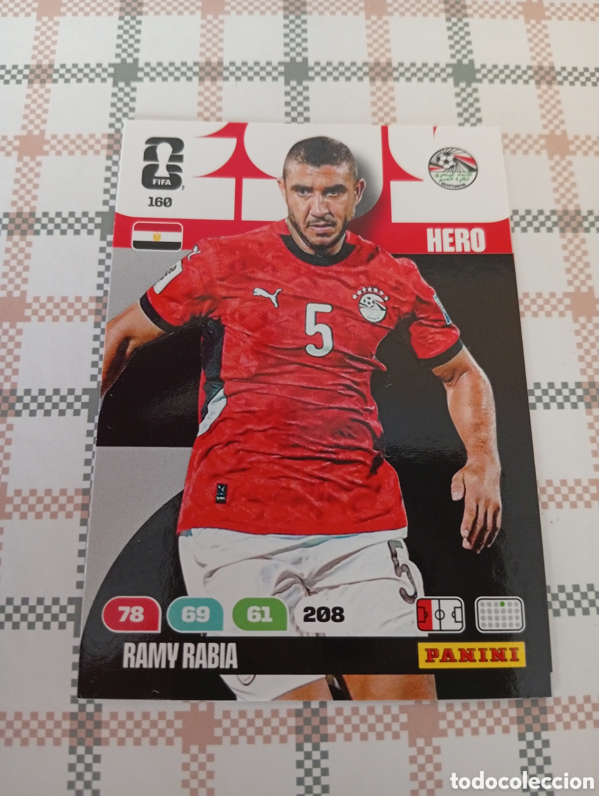 Fu&szlig;ball-Sticker: 160 RAMY RABIA EGIPTO ADRENALYN XL MUNDIAL 2026