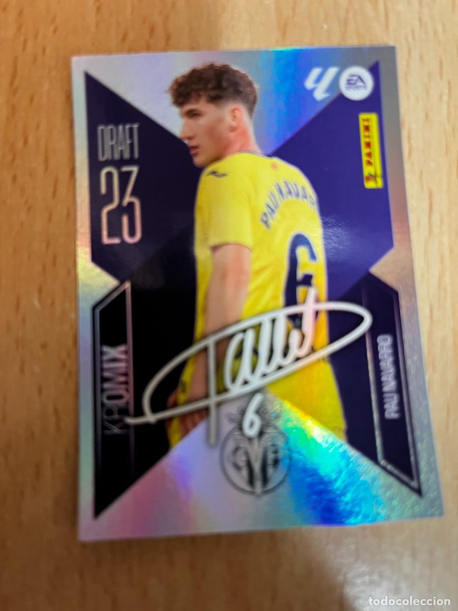 Figurine di Calcio: LIGA ESTE 2026 2027 26 27 PANINI N&ordm; K18 PAU NAVARRO VILLARREAL DRAFT 23 KROMIX