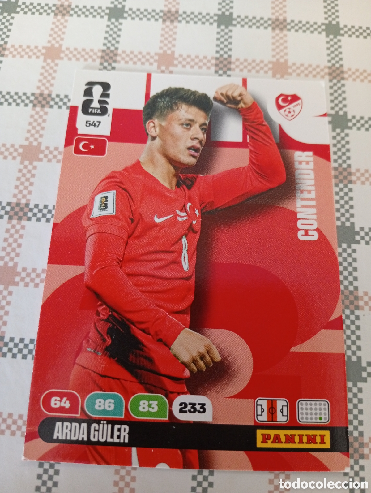 Cromos de f&uacute;tbol: 547 ARDA G&Uuml;LER TURQU&Iacute;A CONTENDERS ADRENALYN MUNDIAL FIFA WORLD CUP 2026 PANINI