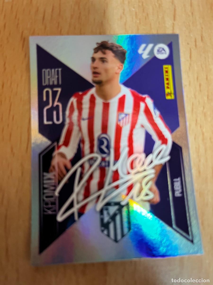 Cromos de f&uacute;tbol: LIGA ESTE 2026 2027 26 27 PANINI N&ordm; K19 PUBILL ATLETICO MADRID DRAFT 23 KROMIX