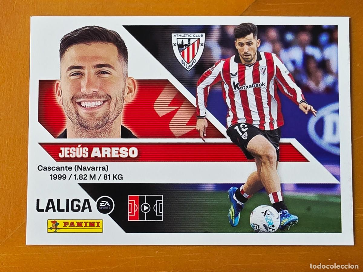 Cromos de f&uacute;tbol: 5 Jes&uacute;s Areso, Athletic Club de Bilbao, Panini Ediciones Liga Este 2026 2027 26 27 sin pegar