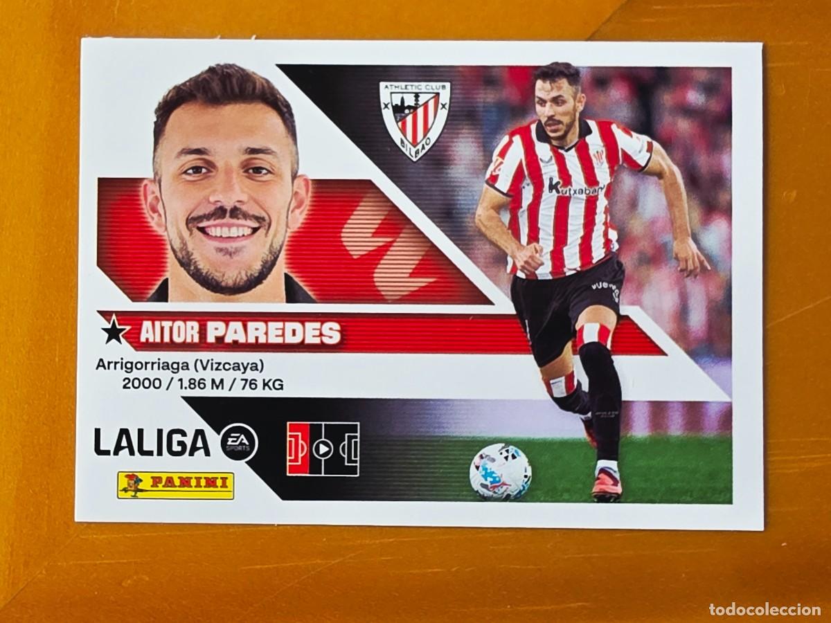 Cromos de f&uacute;tbol: 6A Aitor Paredes, Athletic Club de Bilbao, Panini Ediciones Liga Este 2026 2027 26 27 sin pegar