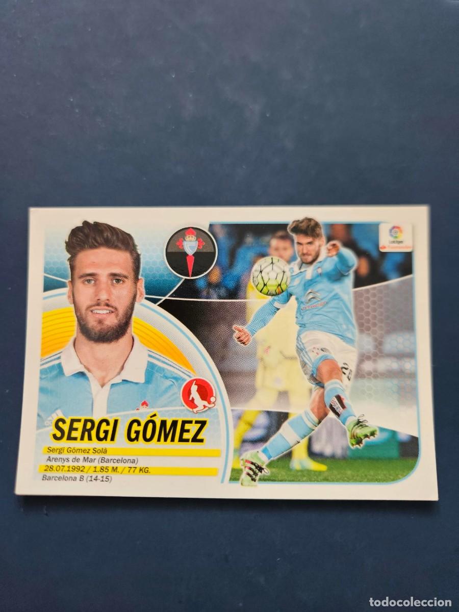 Cromos de f&uacute;tbol: N&ordm; 5 SERGI GOMEZ CELTA LOGO NUEVO LIGA ESTE 16 17 2016 2017 SIN PEGAR NUNCA PEGADO