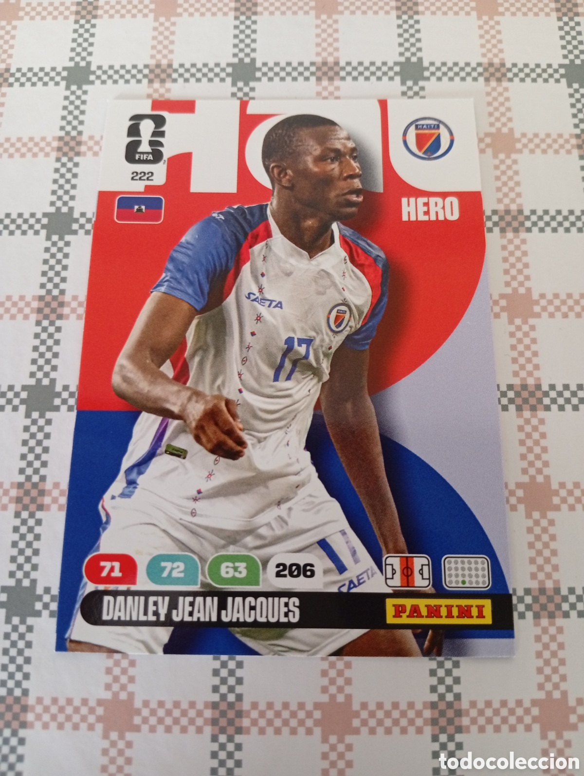Cromos de f&uacute;tbol: PANINI ADRENALYN FIFA WORLD CUP MUNDIAL 2026 #222 DANLEY JEAN JACQUES (HAITI) BASE HERO
