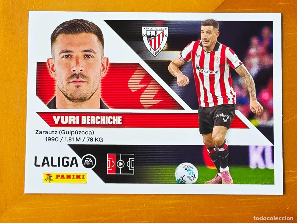 Figurine di Calcio: 9A Yuri Berchiche, Athletic Club de Bilbao, Panini Ediciones Liga Este 2026 2027 26 27 sin pegar