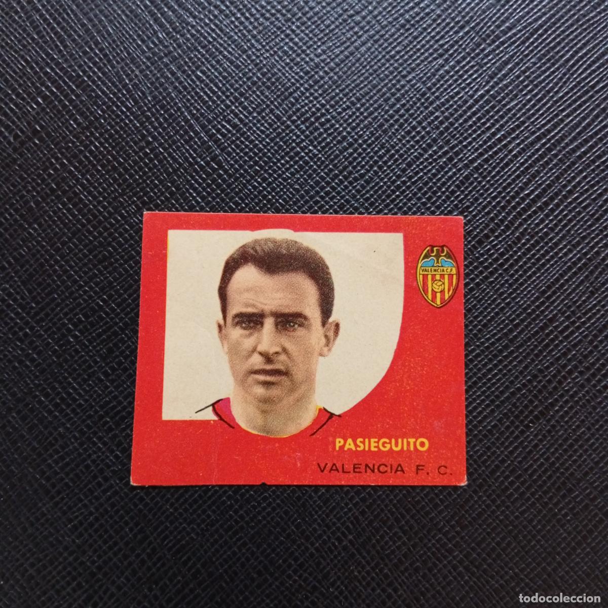 Football Stickers: PASIEGUITO VALENCIA BRUGUERA 1958 1959 CROMO FUTBOL 58 59 LIGA - DESPEGADO - A35 PG370