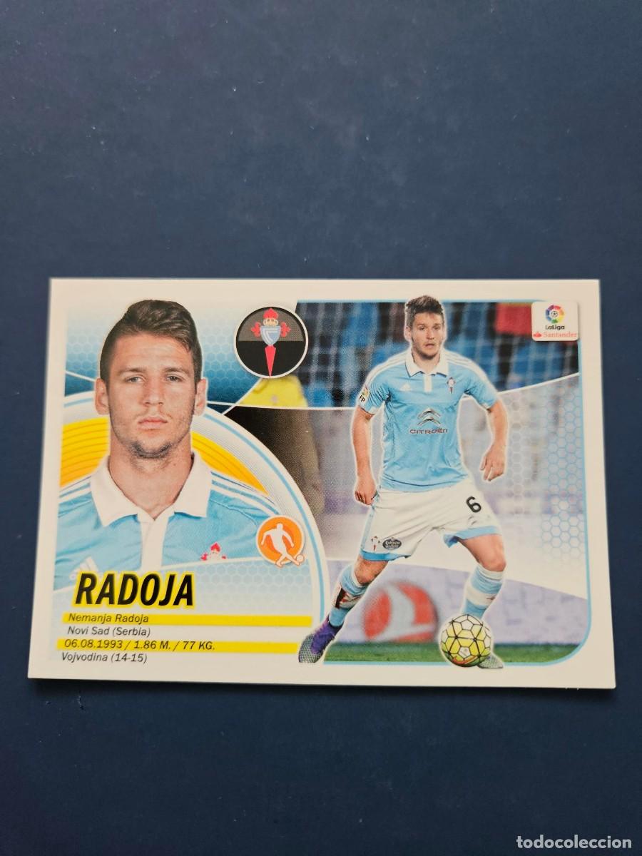 Fu&szlig;ball-Sticker: N&ordm; 9 RADOJA CELTA LOGO NUEVO LIGA ESTE 16 17 2016 2017 SIN PEGAR NUNCA PEGADO