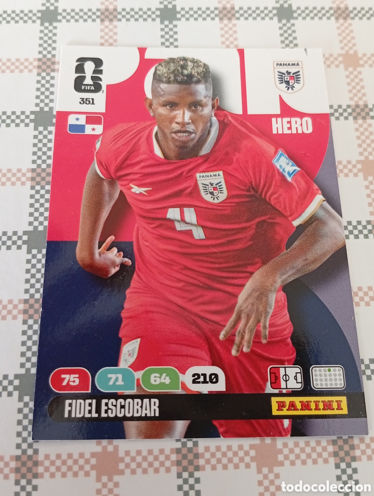 Fu&szlig;ball-Sticker: 351 FIDEL ESCOBAR ADRENALYN XL MUNDIAL 2026